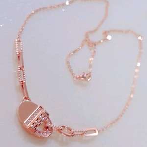 14k핑크골드 목걸이