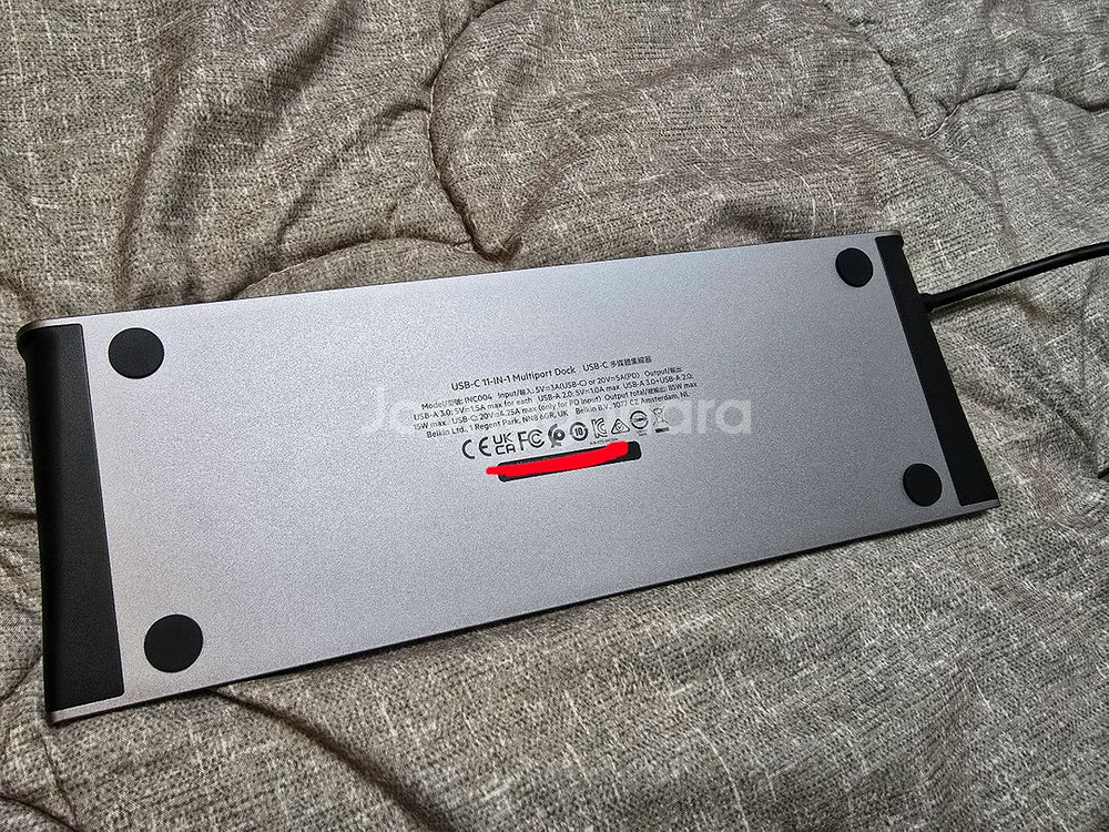 벨킨 11in1 USB C타입 멀티 허브 독 100W--5