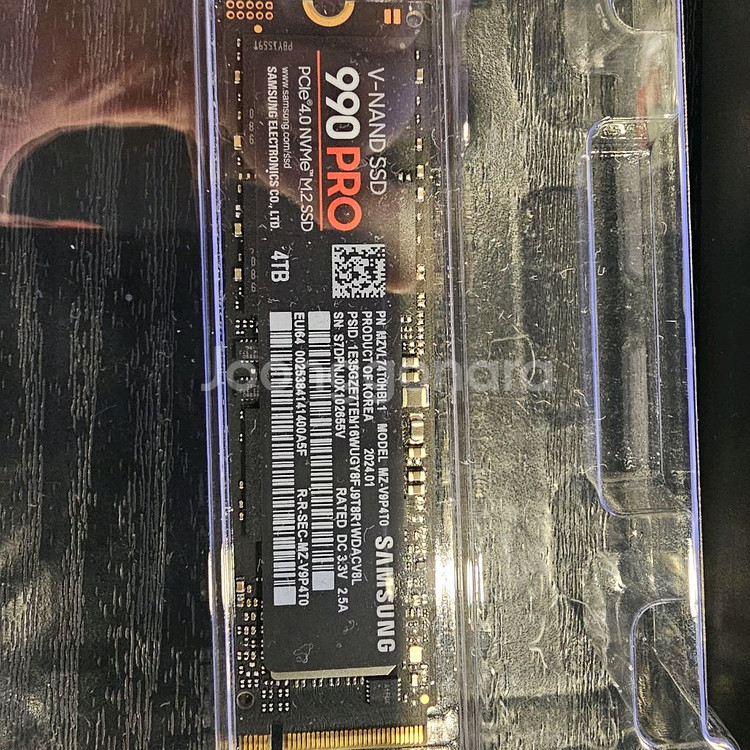 삼성 990pro 4TB 970EVOplus 2TB--1