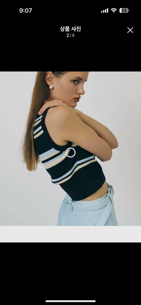 그로브스토어 니트 조끼--1