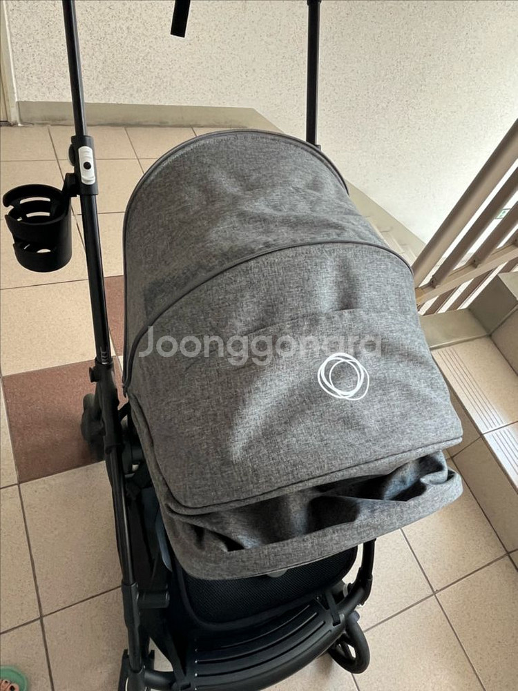 부가부 비6 절충형 유모차 멜란지그레이--2