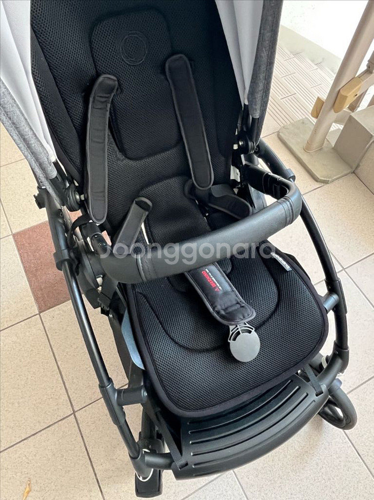 부가부 비6 절충형 유모차 멜란지그레이--1