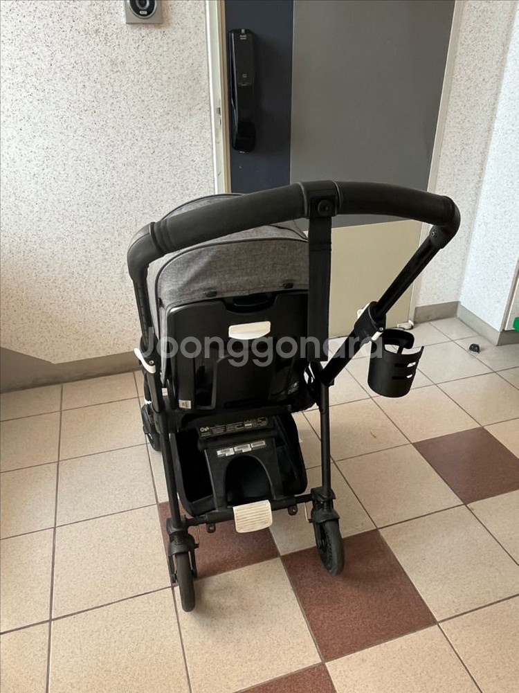 부가부 비6 절충형 유모차 멜란지그레이--4