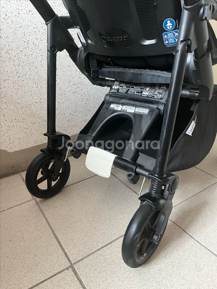 부가부 비6 절충형 유모차 멜란지그레이--7