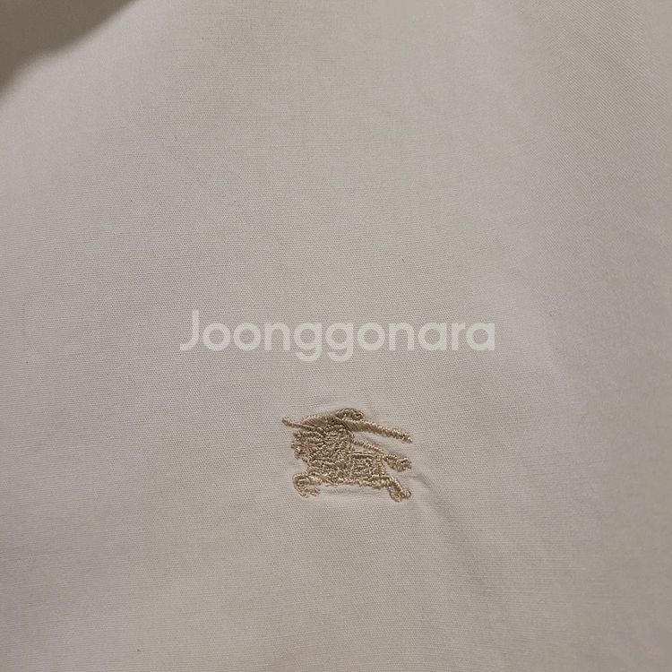 버버리 런던 소매체크 셔츠 L--2