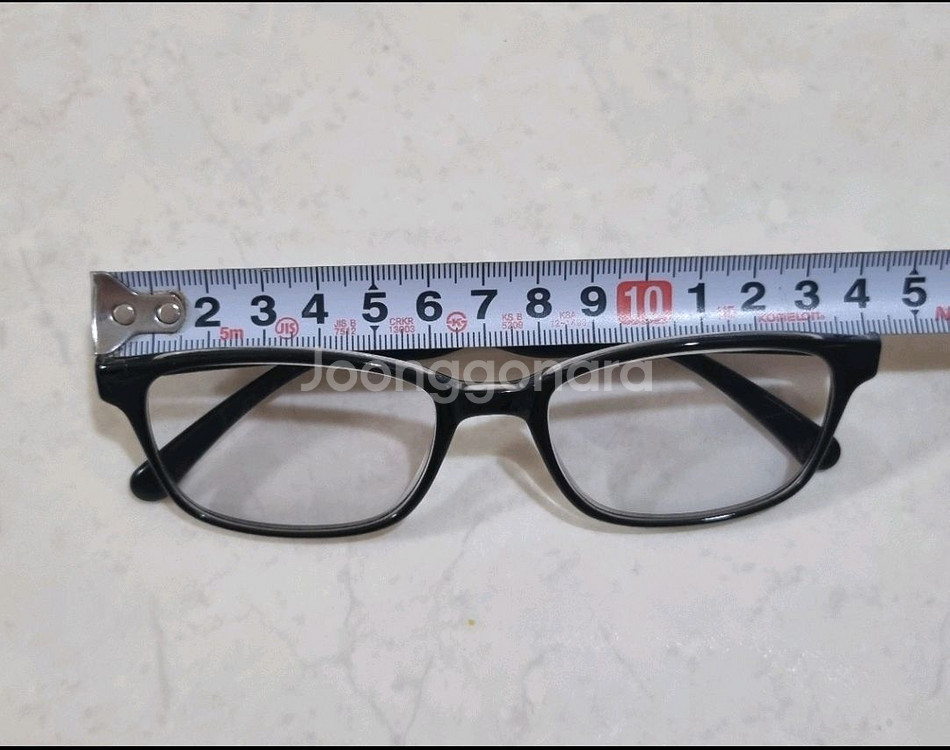 Grilamid 검정 뿔테 안경테 무도수--5