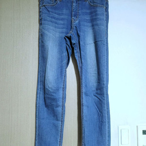 예쁜 워싱 잠뱅이 스판 청바지 28