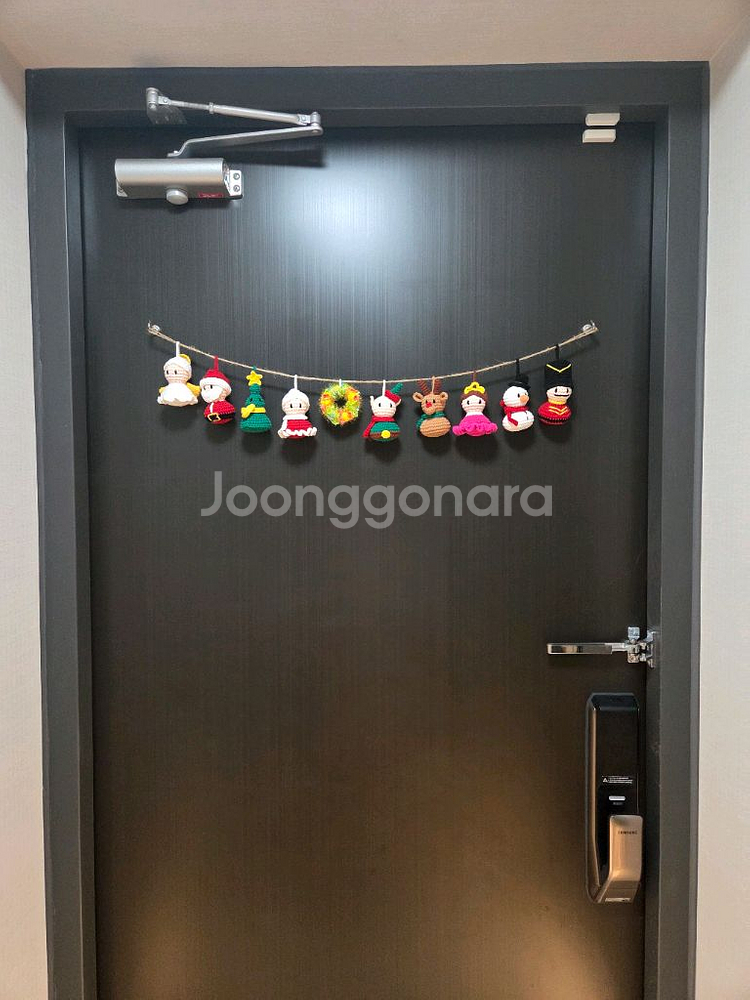 크리스마스 손뜨개 가랜드--2