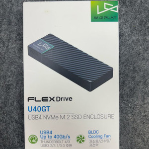 WIZPLAT U40GT NVMe M.2 SSD맥북가능