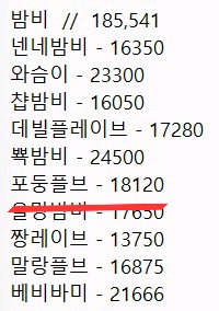 플레이브 밤비 비공굿 인형 판매--1