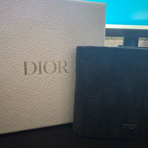 디올 오블리크 반지갑