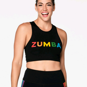 줌바웨어 크롭탱크m 새상품