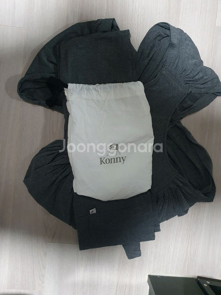 코니 아기띠 차콜 L사이즈--2