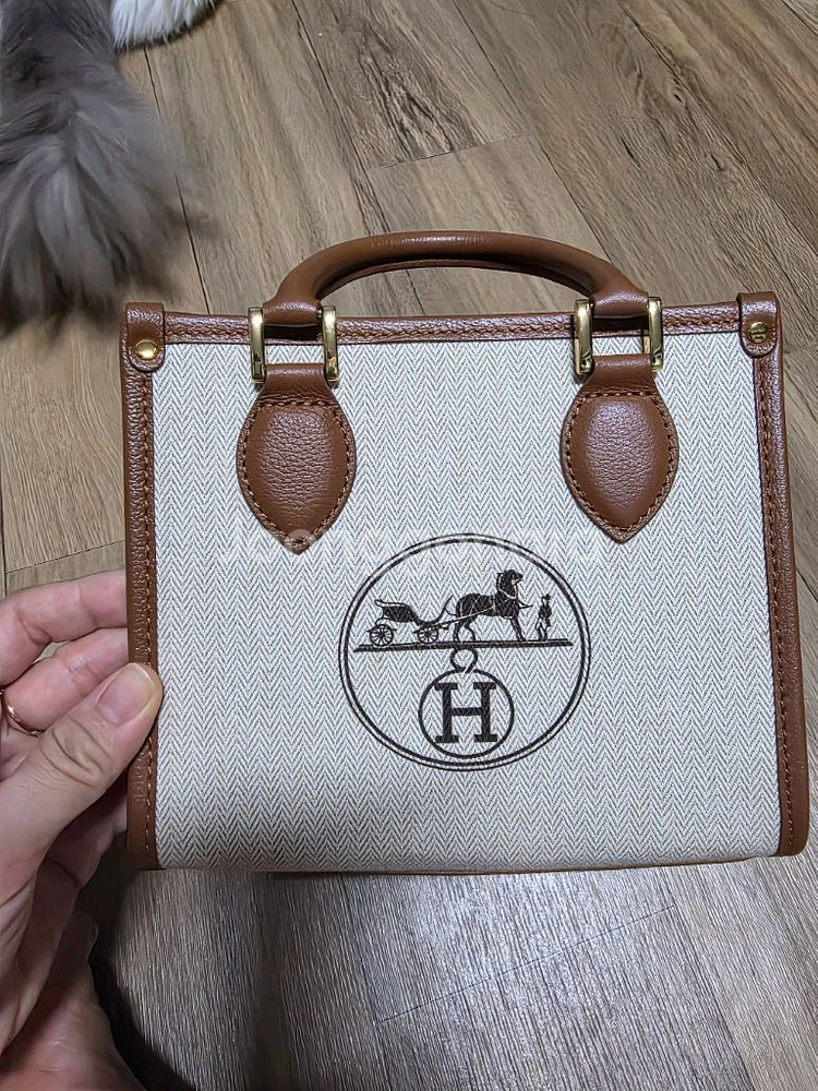 에르메스 용미공방 주문제작 토트백--0