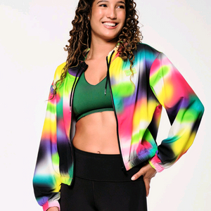 줌바웨어 후드집업 자켓s 새상품