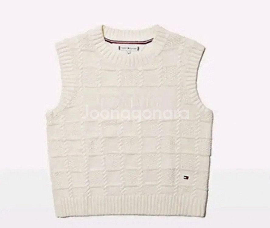 [새상품] 타미힐피거 매장상품 케이블 베스트 조끼--1