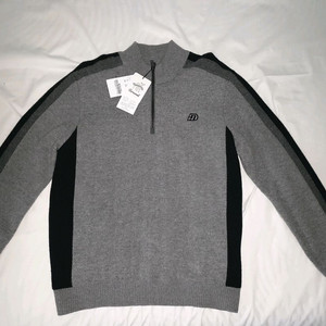 새제품 반집업 스웨터 니트 인디안 100사이즈