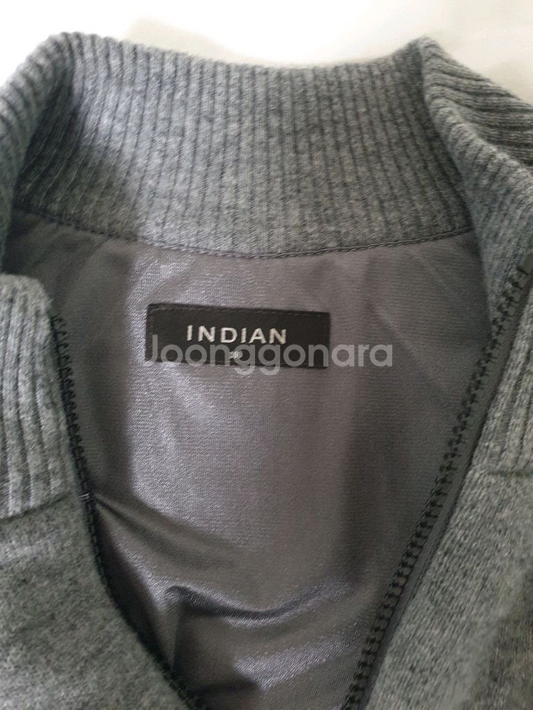 새제품 반집업 스웨터 니트 인디안 100사이즈--2