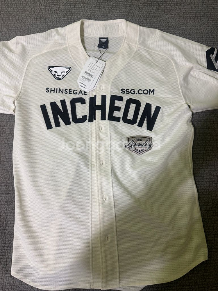 SSG 25시즌 인천 어센틱 유니폼 2XL 새제품--0