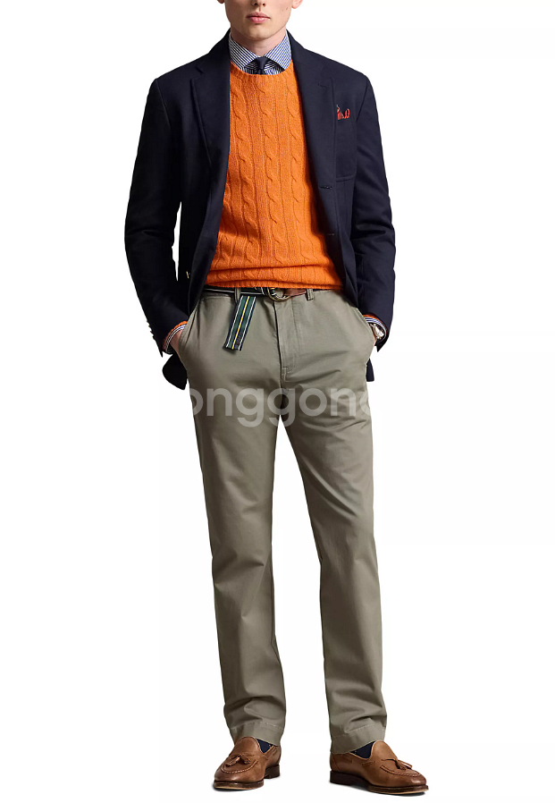 폴로 스트레이트핏 워시드 치노 팬츠 / 30*32--2