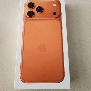 Apple 아이폰17 프로 맥스 코스믹 오렌지 512기