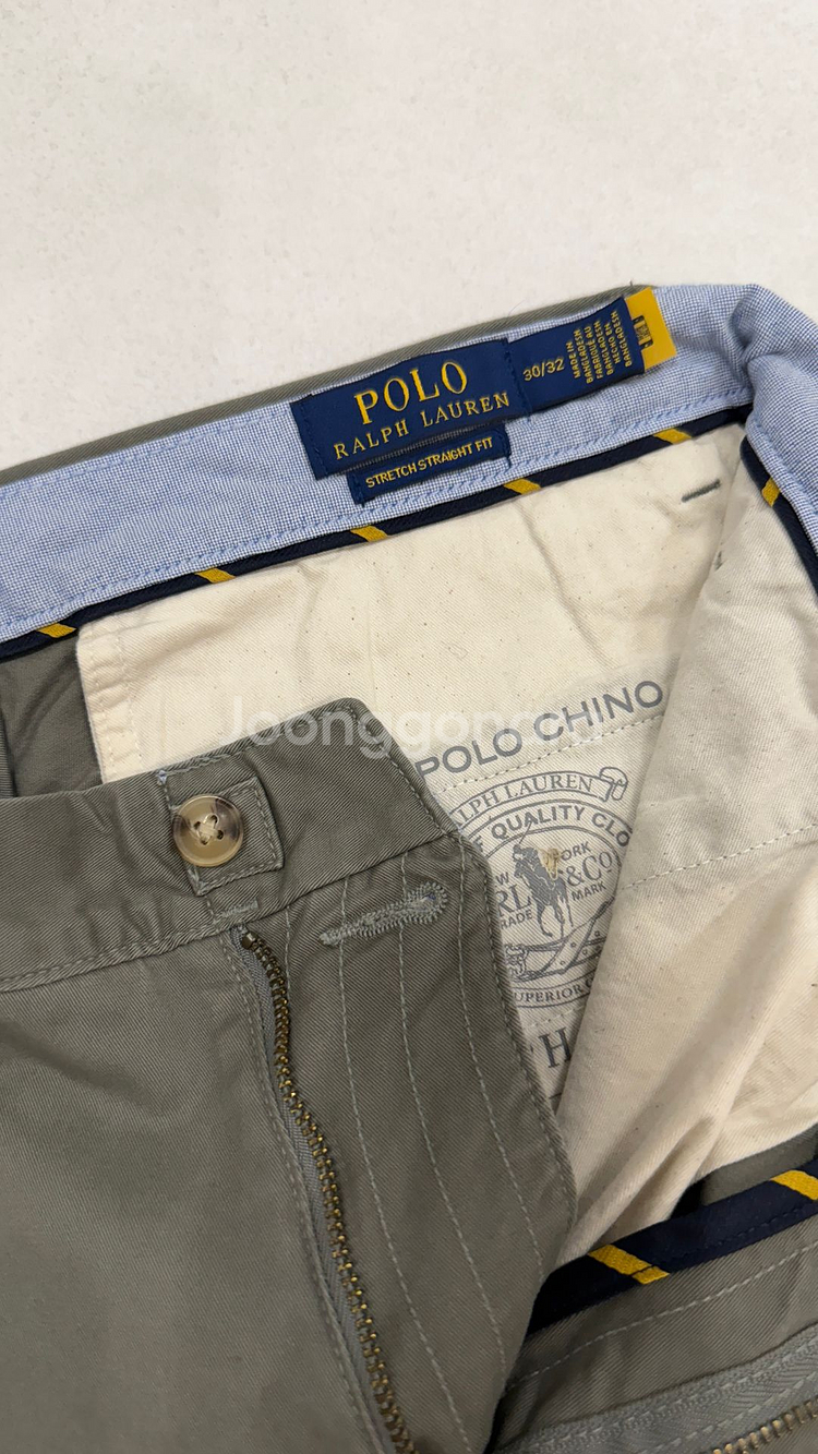 폴로 스트레이트핏 워시드 치노 팬츠 / 30*32--5
