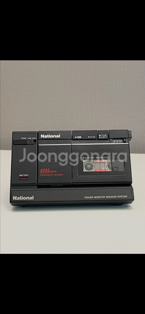 내셔널 마이크로카세트 레코더 RN-Z36 + 파워 부스--0