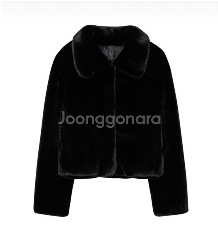 레프트서울 퍼자켓 에코 퍼 크롭 자켓--4