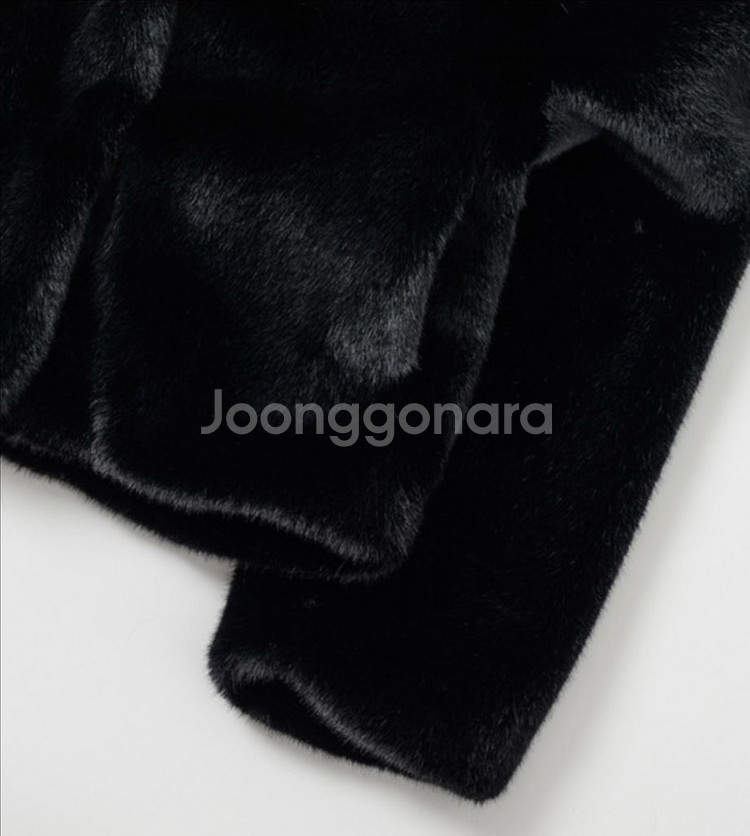 레프트서울 퍼자켓 에코 퍼 크롭 자켓--6