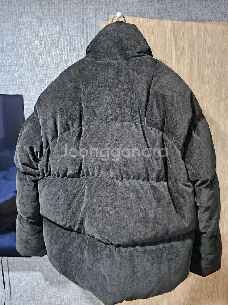 타임옴므 벨벳구스패딩 110사이즈--1