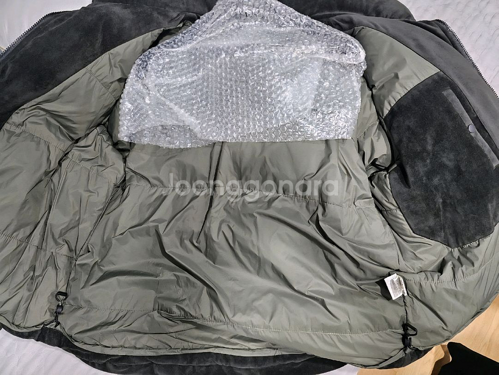 타임옴므 벨벳구스패딩 110사이즈--2