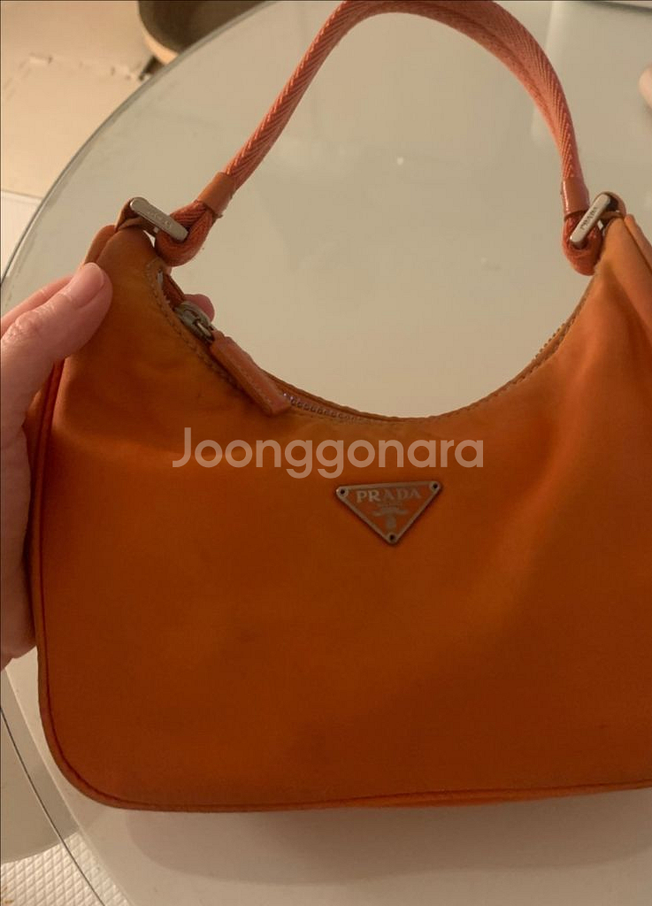 정품 프라다 호보백--0