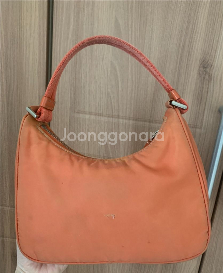 정품 프라다 호보백--1