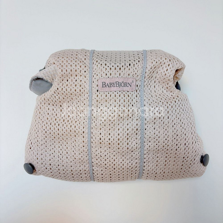 베이비뵨 미니 메쉬 아기띠 페어리핑크--0