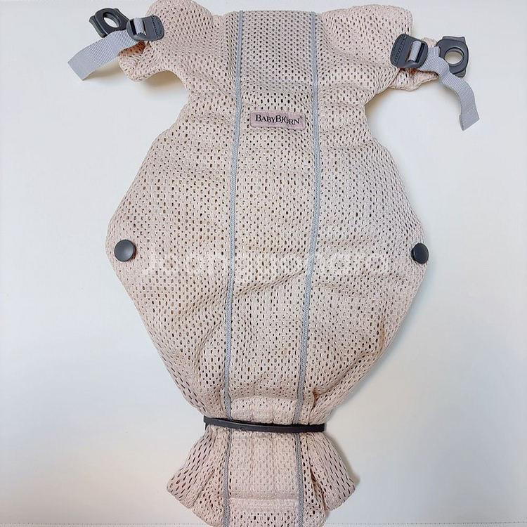 베이비뵨 미니 메쉬 아기띠 페어리핑크--1