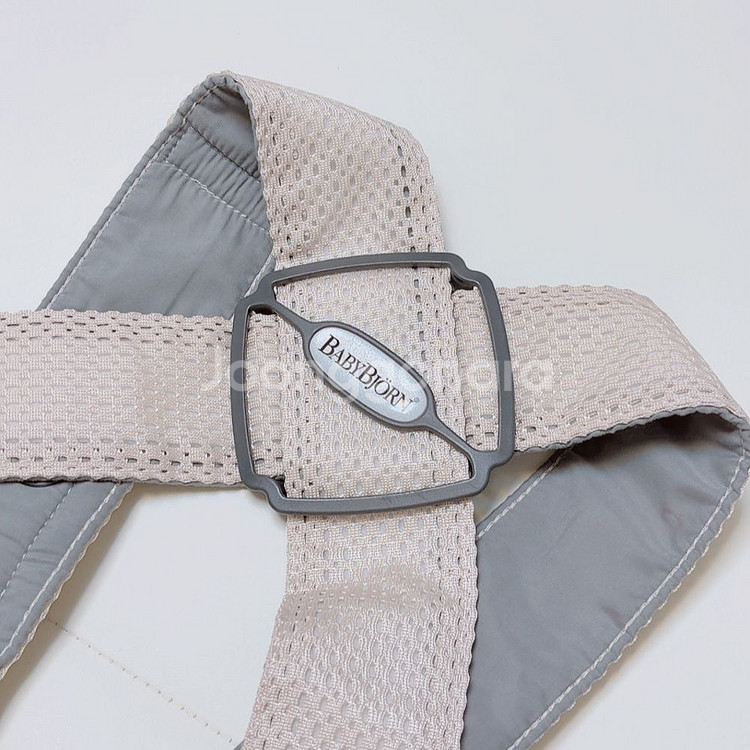 베이비뵨 미니 메쉬 아기띠 페어리핑크--3