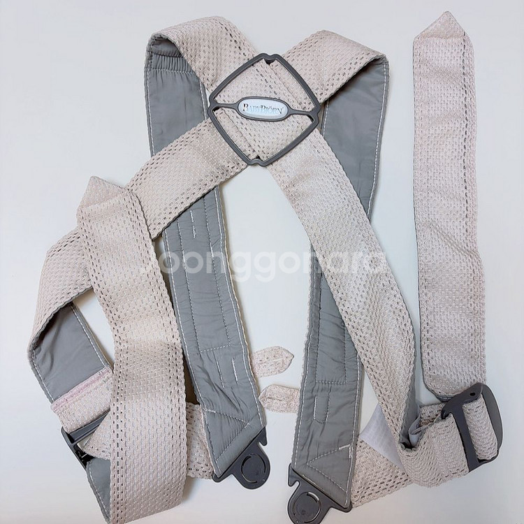 베이비뵨 미니 메쉬 아기띠 페어리핑크--4