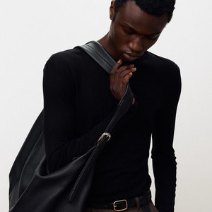 토니웩 소프트그레인레더 커브숄더백