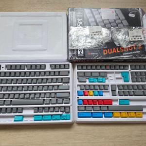 GMK 듀얼샷+악센트킷 키캡 미사용 팝니다