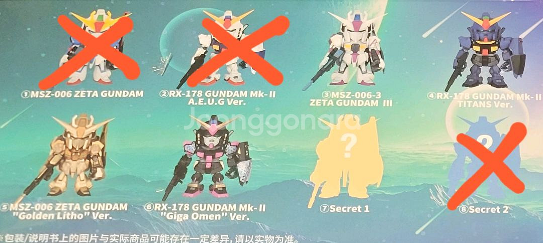 QMSV mini Z건담 & 건담 Mk-II--5