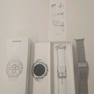 갤럭시워치8 클래식 46mm 실버 풀박스 새상품급