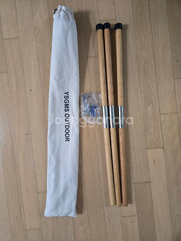 YSGMS 우드 삼각 랜턴스탠드 80cm--5