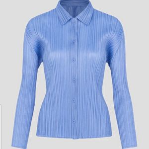 플리츠플리즈 먼슬리 9월 카라넥셔츠 라이트블루