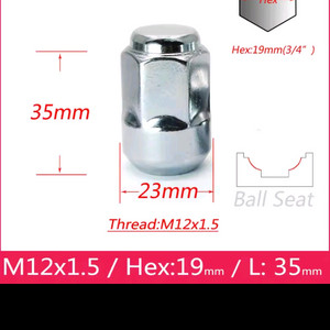 m12 1.5피치 35mm ev9 제네시스 휠너트