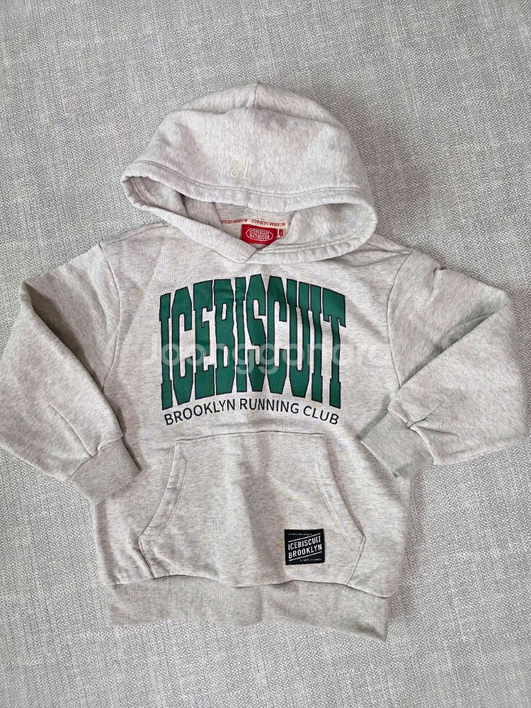 아이스비스킷 130 도톰한 후드티--0