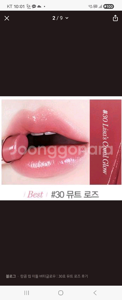 람콤 립이돌 버터글로우 뮤트로즈 30호--0