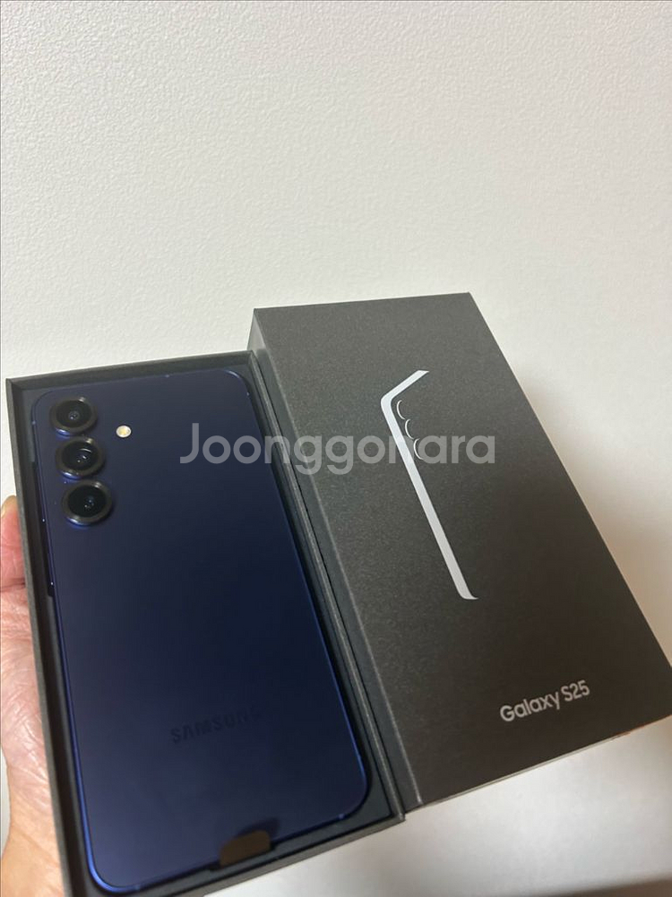 갤럭시S25 256G 개봉새제품(네이비)--0