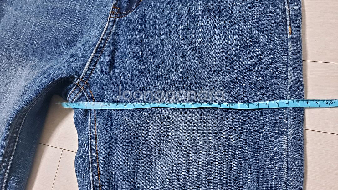 [71]인디고뱅크-본딩기모 스판청바지(중청)--3