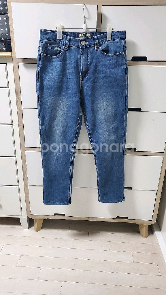 [71]인디고뱅크-본딩기모 스판청바지(중청)--0