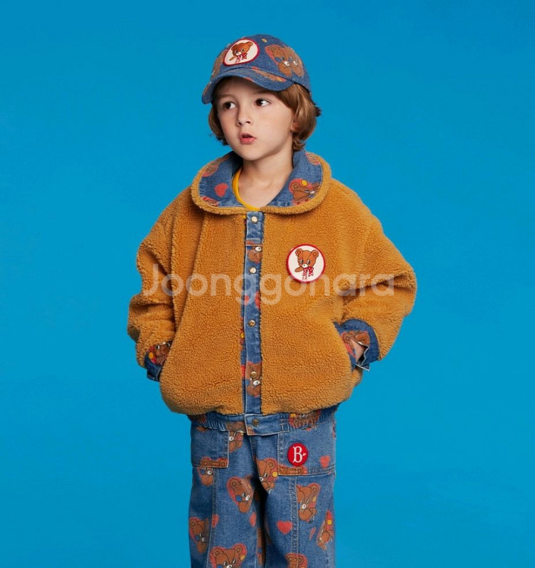 베베드피노 하트바바 리버서블 데님자켓 100--0